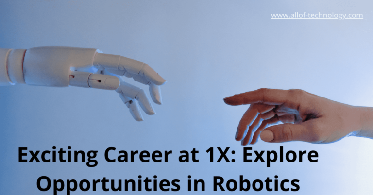 Exciting Career at 1X: Explore Opportunities in Robotics